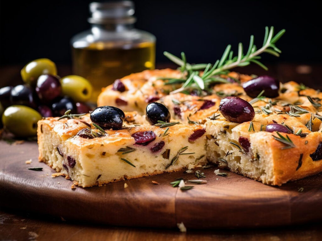 Foccacia aux olives