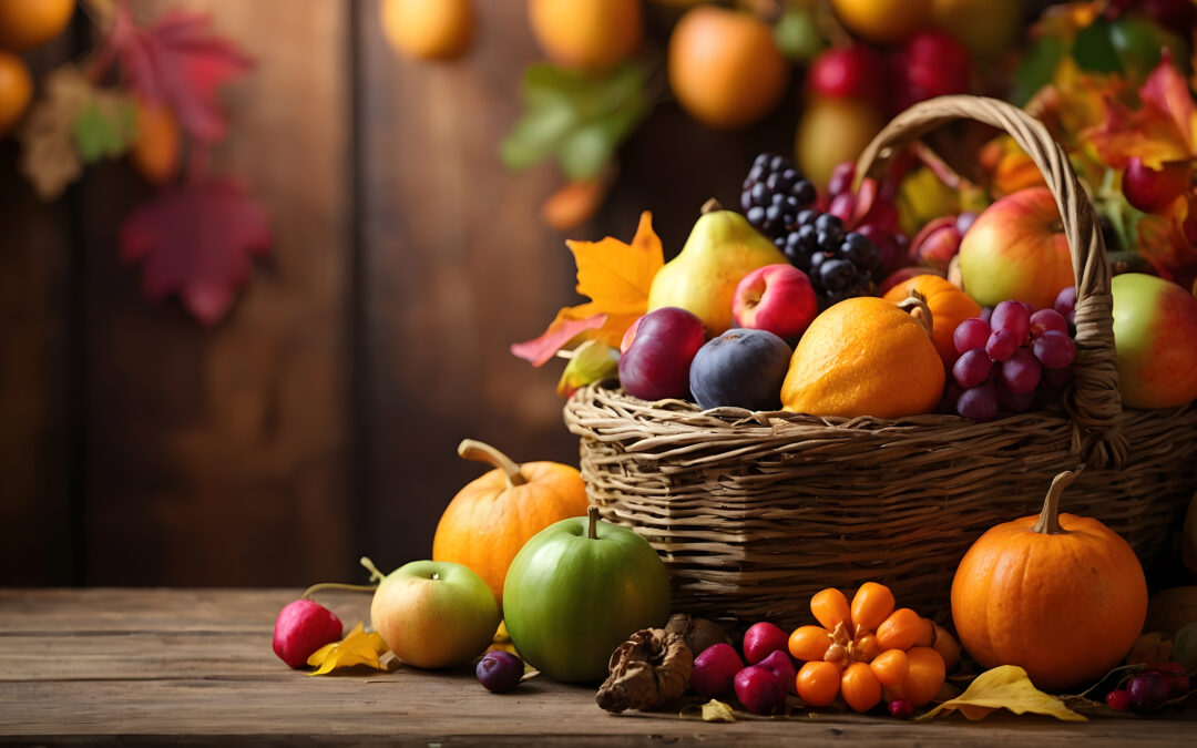 Corbeille de fruits d'automne de Provence